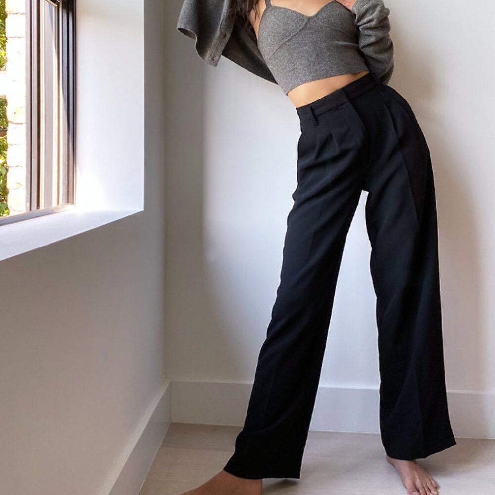 Aritzia Wilfred The Effortless Pant Black
